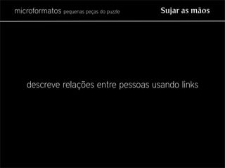 Microformatos - pequenas peças do puzzle