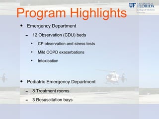 UF Jacksonville Emergency Medicine Residency | PPT