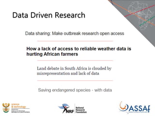 Data Driven Research
 