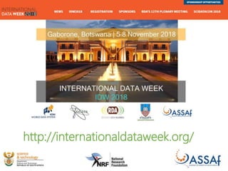 http://internationaldataweek.org/
 