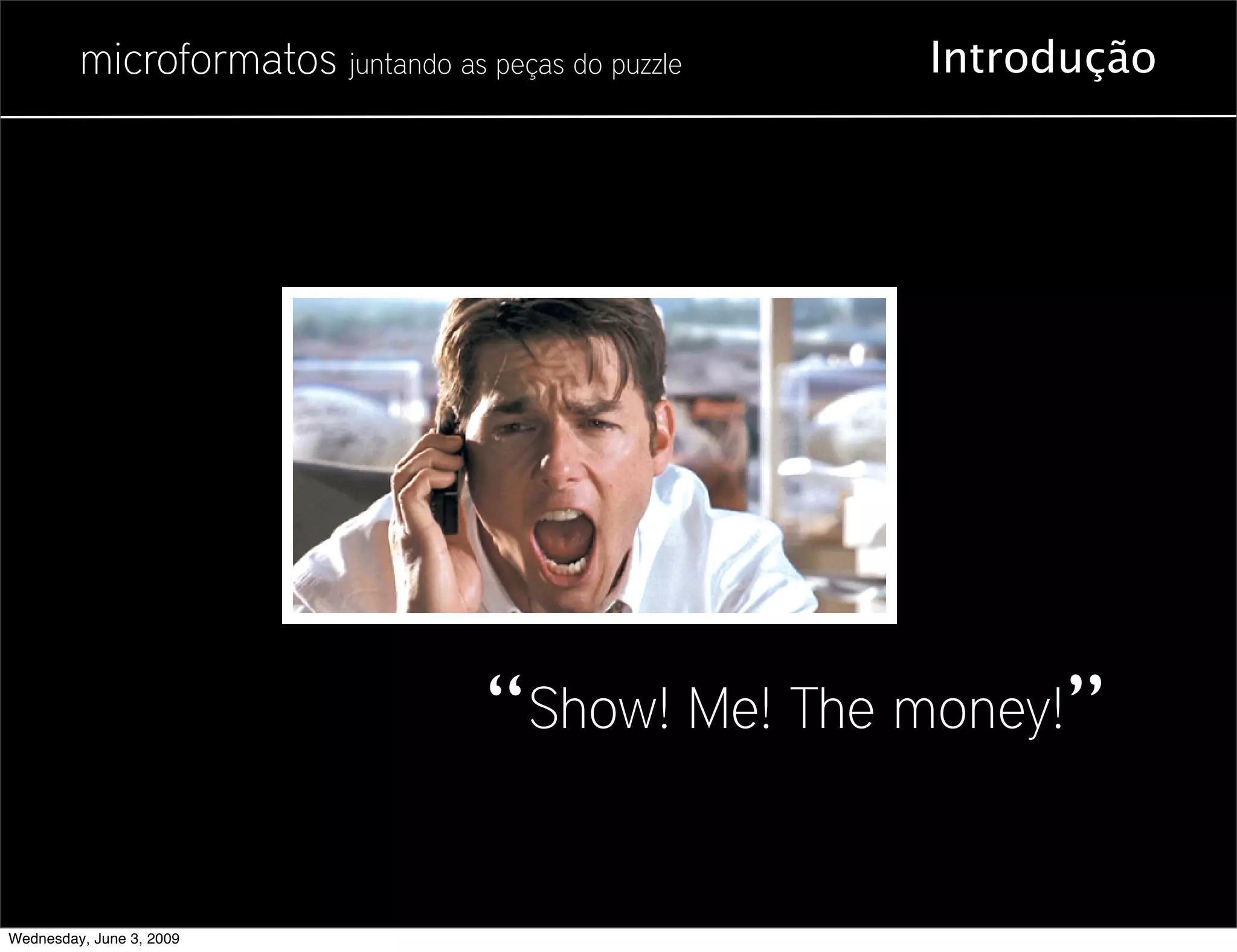 Microformatos - 2009 - Juntando as Peças do Puzzle