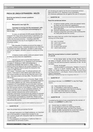UFT/COPESE                                  Vestibular/2010.1




PROVAS DE CONHECIMENTO – 2ª Etapa – Tarde                       12
 