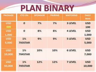 PLAN BINARY

 