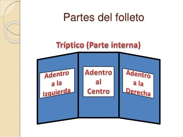 un folleto
