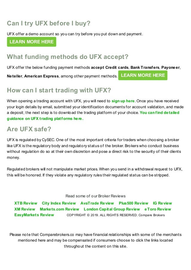 Ufx Broker Review - 