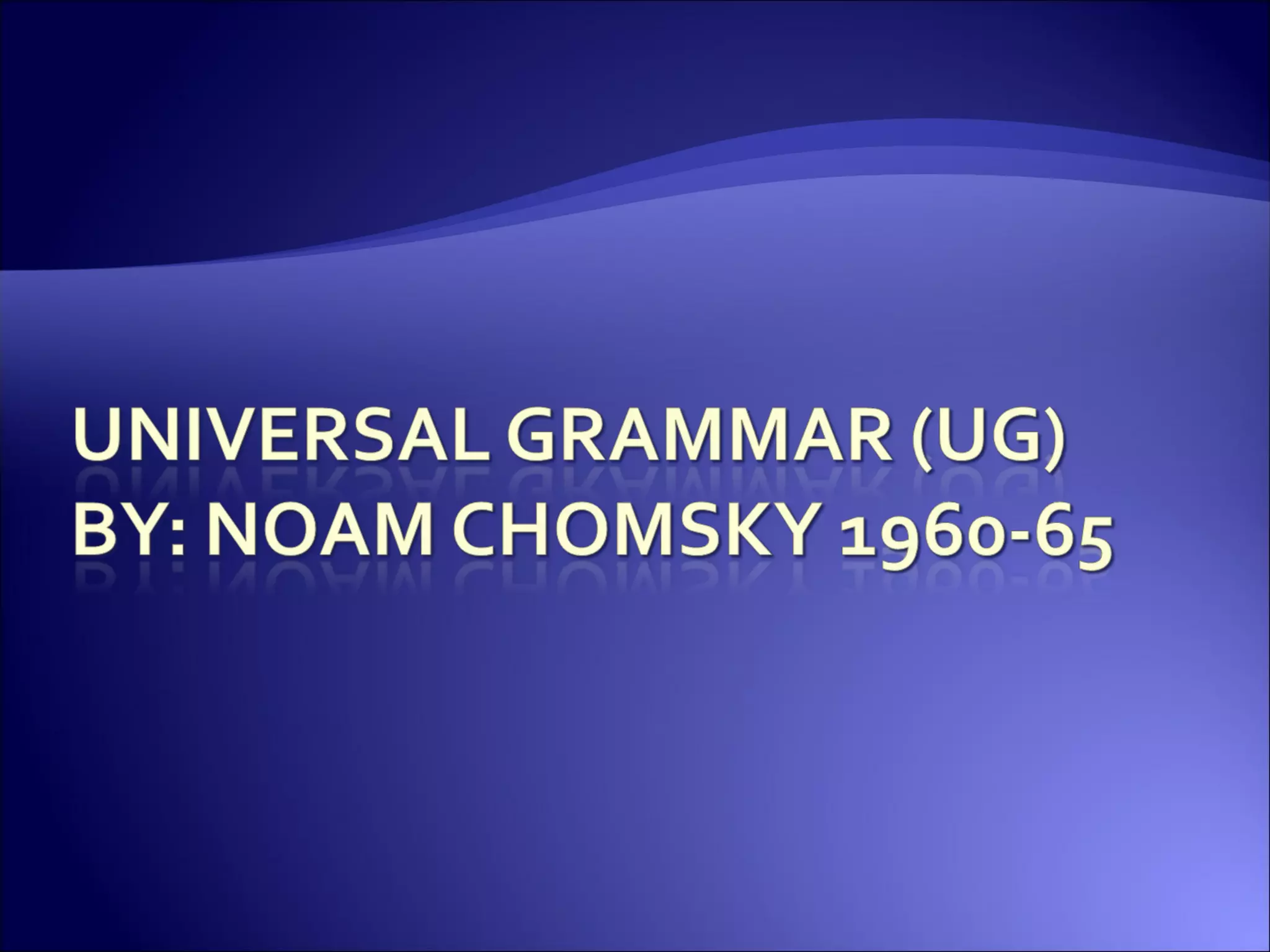 UG | PPT