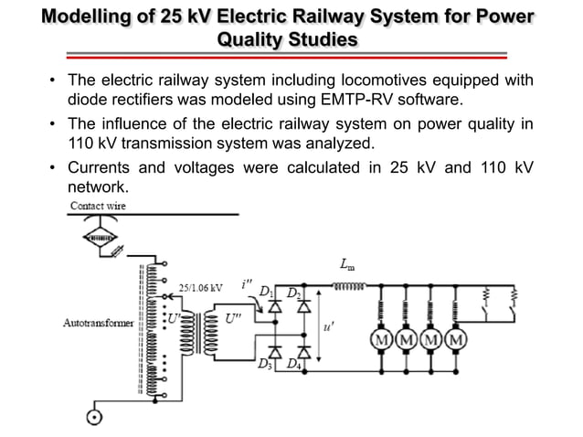 Modelling of 25 kV Electric Railway System | PDF