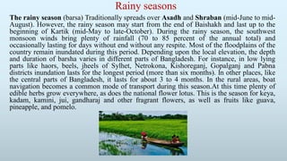 The Seasons of Bangladesh | PPT
