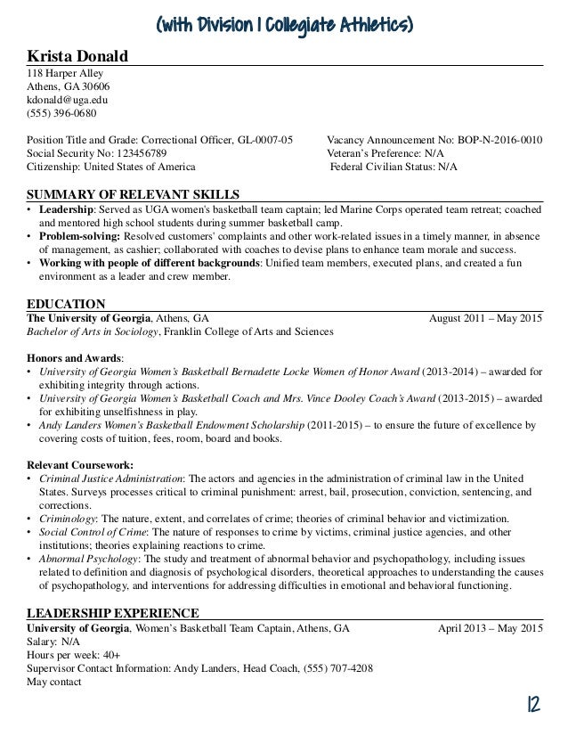 career center resume template uga