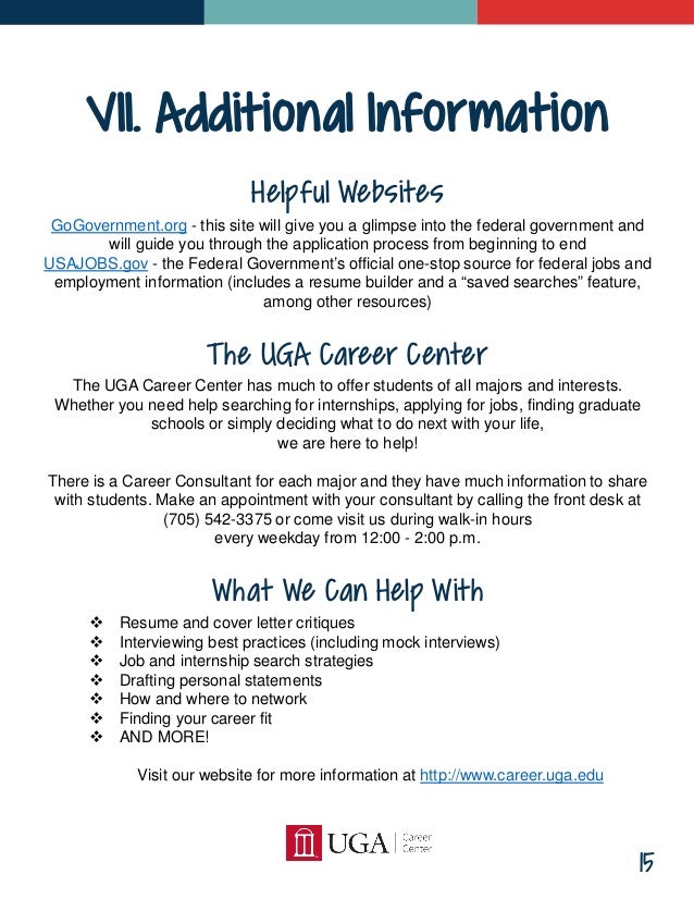 additional information for resumes