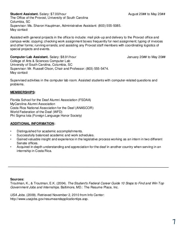 Uga resume review