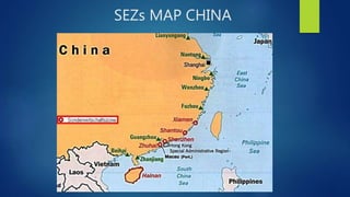 SEZs MAP CHINA
 