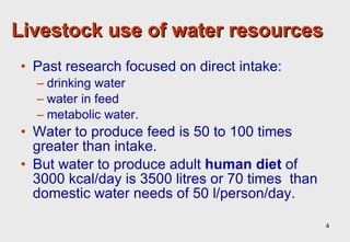 Towards an understanding of livestock water productivity in the Nile River Basin