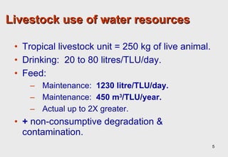 Towards an understanding of livestock water productivity in the Nile River Basin
