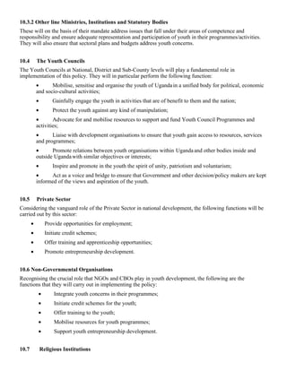 Uganda 2001 national_youth_policy | PDF