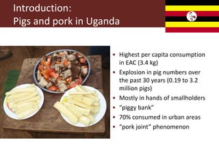 Smallholder pig producers and their pork consumption practices in three districts in Uganda