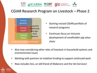 Introduction to ILRI and overview of value chain approach