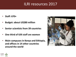 Better lives through livestock: ILRI overview