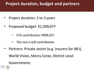 Connecting livestock keepers in Eastern Africa to markets to enhance resilience
