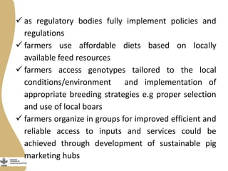  Introducing the Uganda pig value chain impact pathways 