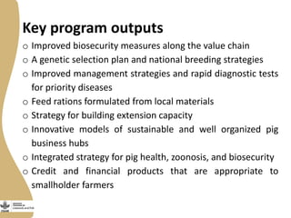  Introducing the Uganda pig value chain impact pathways 