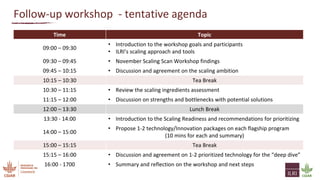 Uganda pig value chain scaling workshop: Summary and next steps