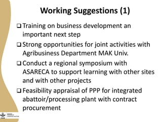 Implications of the external evaluation of the Livestock and Fish value chain approach for the Uganda program