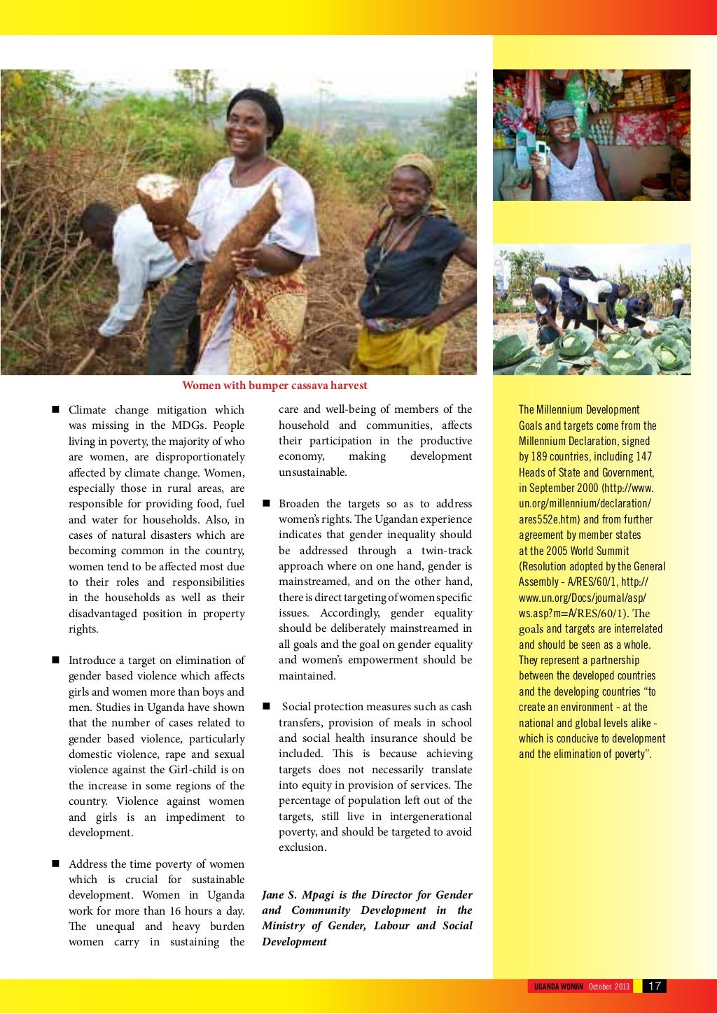 Uganda Woman Magazine October 2013