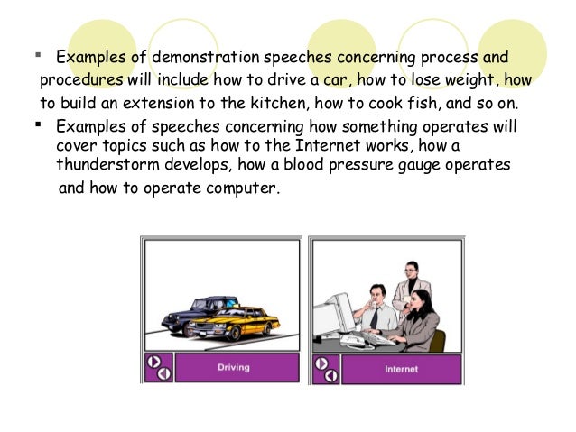 how to write a thesis statement for a demonstration speech