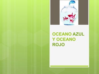 OCEANO AZUL
Y OCEANO
ROJO
 