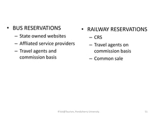Tourism Transportation