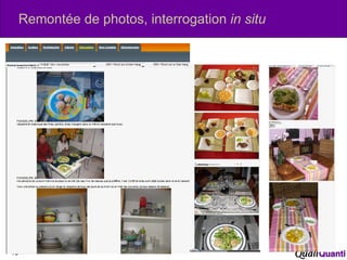 Remontée de photos, interrogation  in situ 