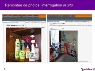 Remontée de photos, interrogation  in situ 