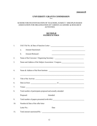 Ugc Dbt Form.pdf Ugc discipline based guidelines | PDF