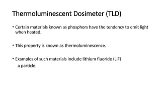 Tld Powder radiaton protection for mbbs students tld | PPTX