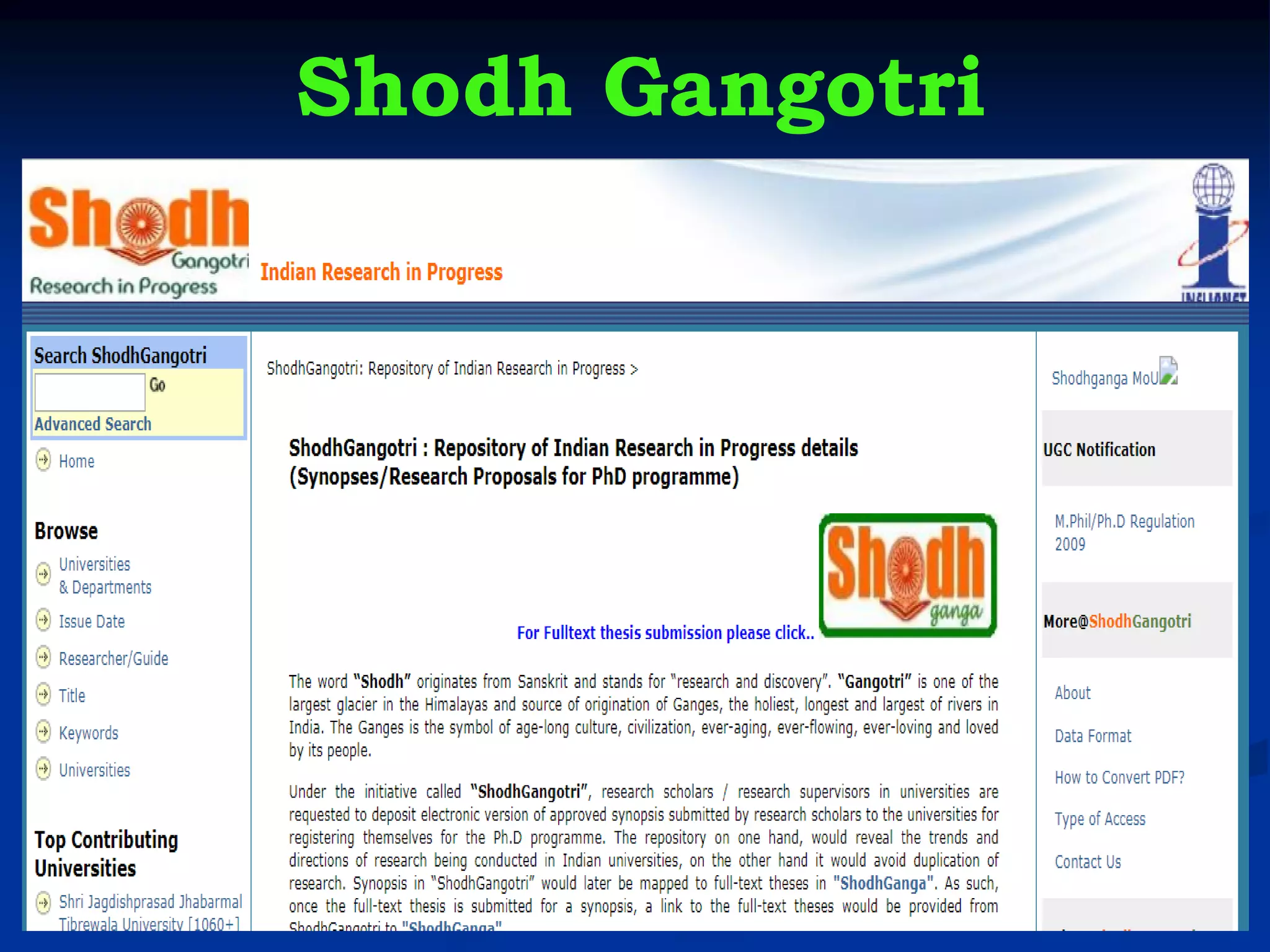 Shodh Gangotri
▪
 