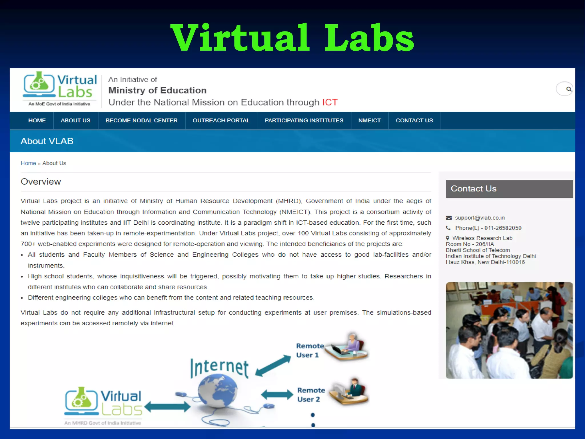 Virtual Labs
 