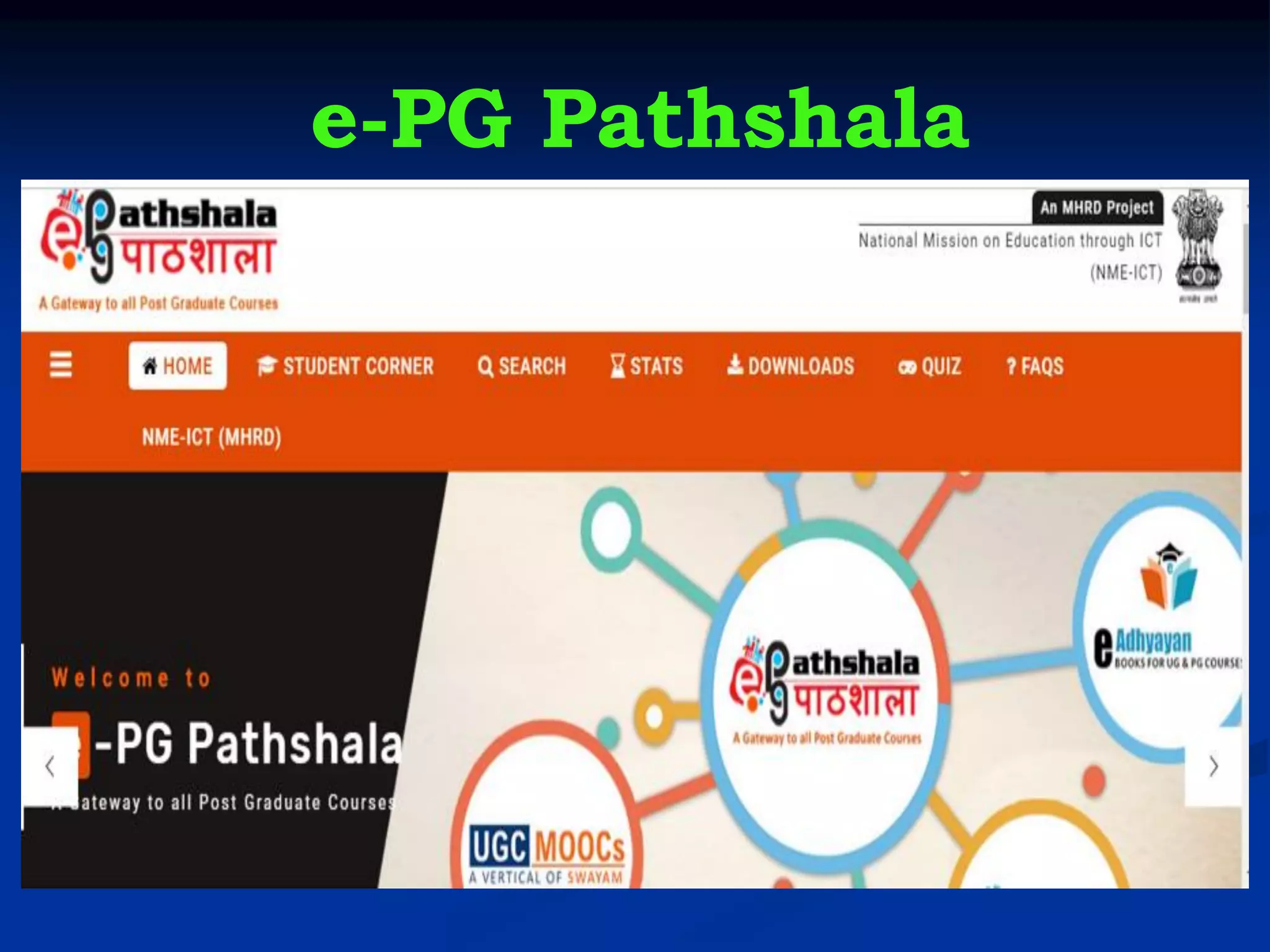 e-PG Pathshala
▪
 