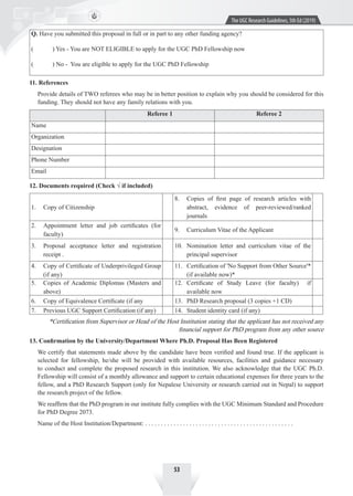 Ugc Reference Number Ugc research guideline 2019 (1) | PDF