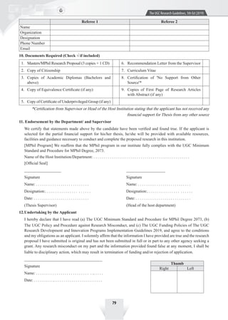 Ugc Reference Number Ugc research guideline 2019 (1) | PDF