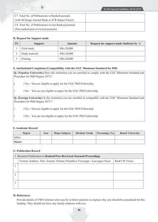 Ugc Reference Number Ugc research guideline 2019 (1) | PDF