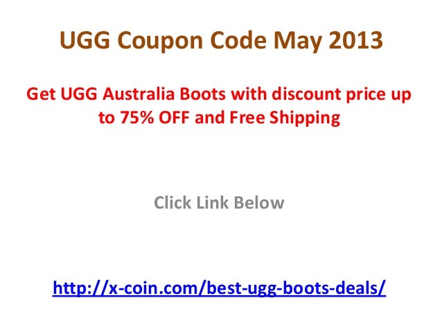 ugg australia discount code 2013