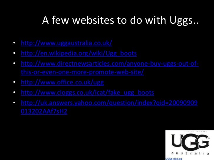 uggs website