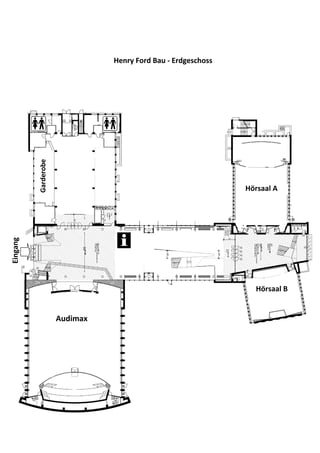 Henry Ford Bau - Erdgeschoss
          Garderobe




                                                               Hörsaal A
Eingang




                                                                 Hörsaal B


                      Audimax
 