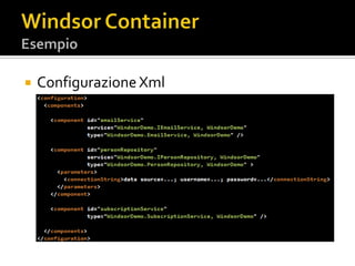    Configurazione Xml
 