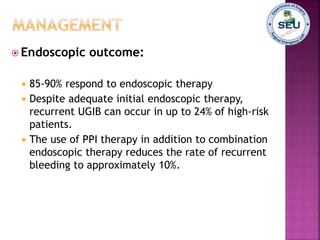 Non Variceal Upper GI Bleeding | PDF