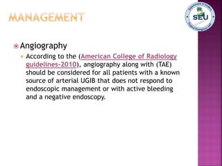 Non Variceal Upper GI Bleeding | PDF