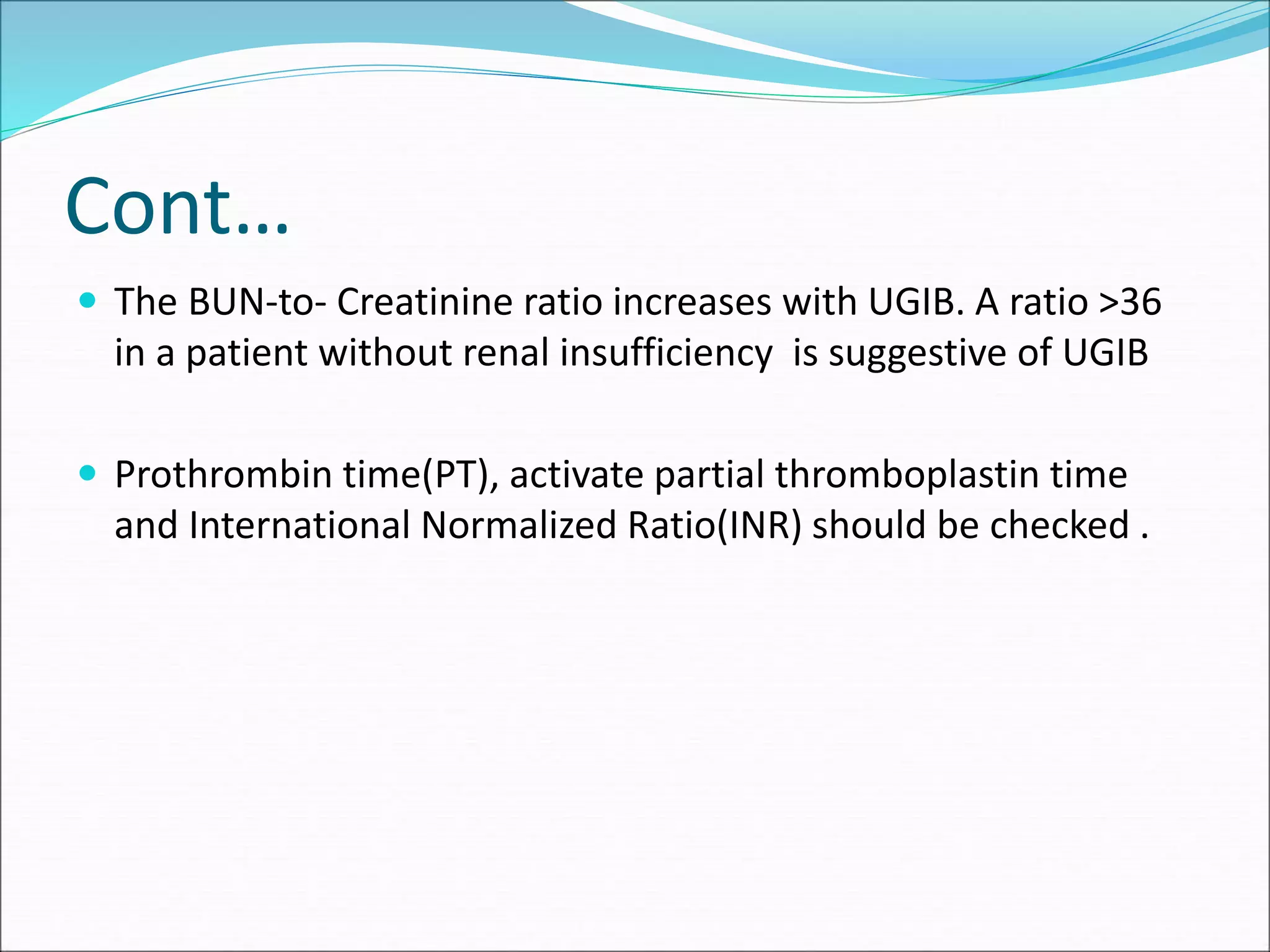 Upper GI Bleeding | PPTX