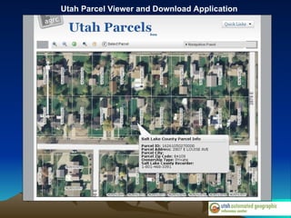 Utah Parcel Viewer and Download Application 