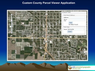 Custom County Parcel Viewer Application 